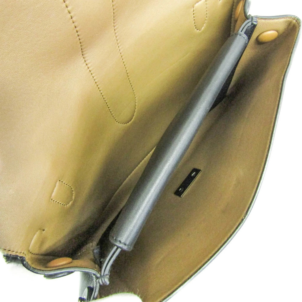 PRADA Black Leather Shoulder Bag - Picture 3 of 16